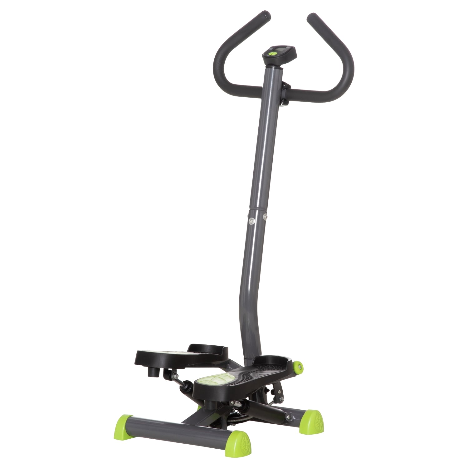 Stepperträningsmaskin med LCD, handtag, 100 kg kapacitet
