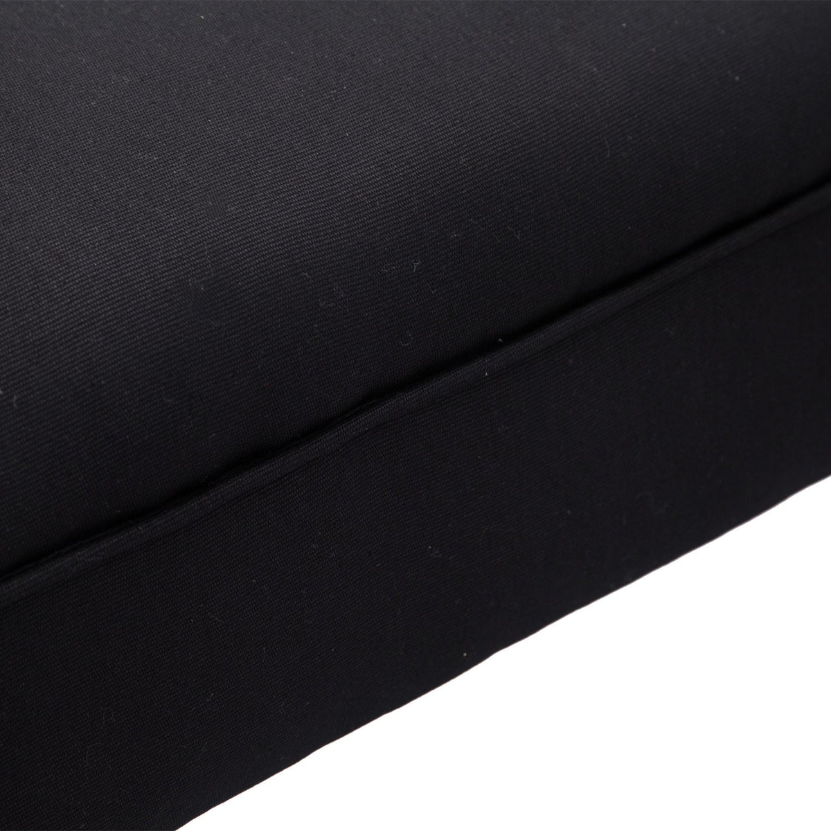 Panca da camera imbottita nera – MDF e schiuma, 102x31x51 cm