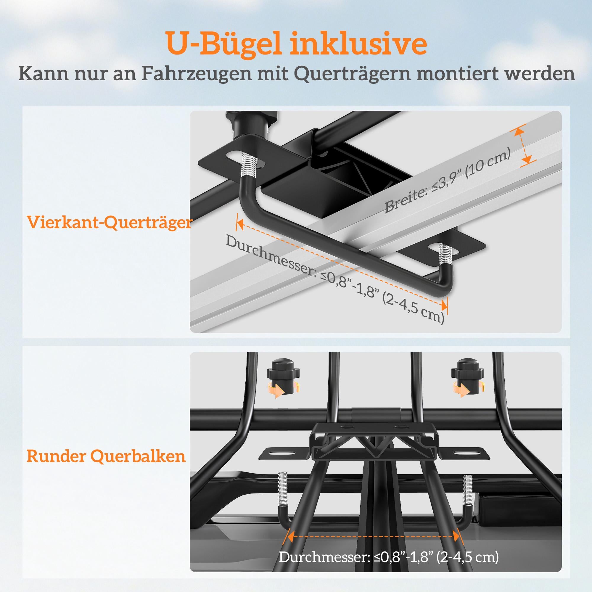 Taklastkorg, 116x92 cm, 150 kg kapacitet, metall