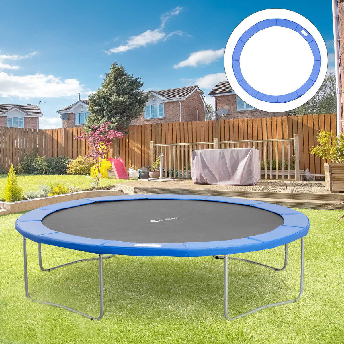 Trampolin-Schutznetz mit Randschutz, passt für 8-15 Fuss