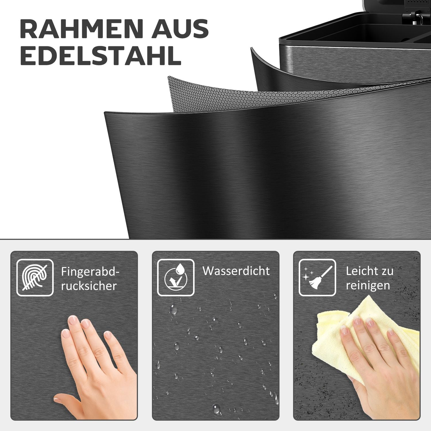 Trippelfack 60L Kökskärl i rostfritt stål