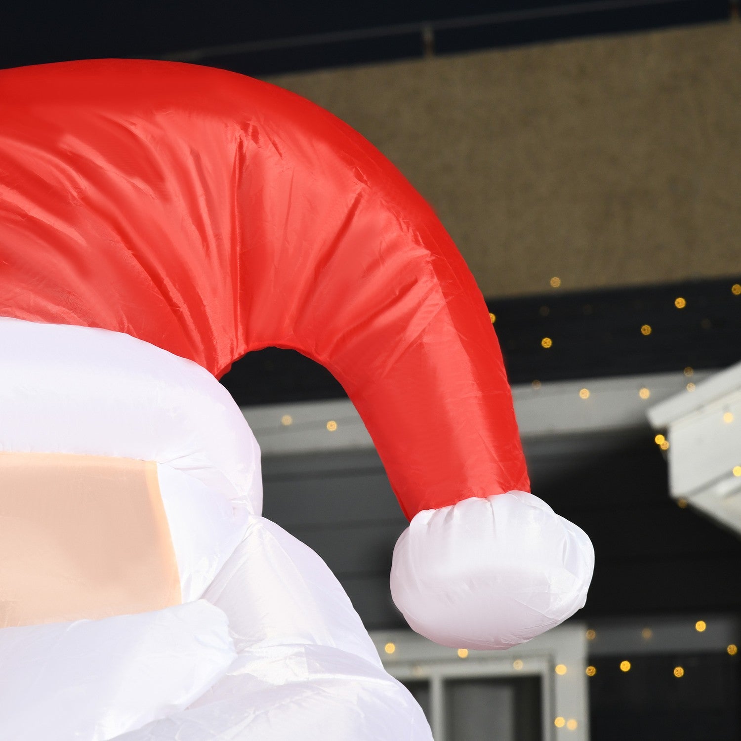 Uppblåsbar jultomte med LED-ljus, 240cm, utomhus