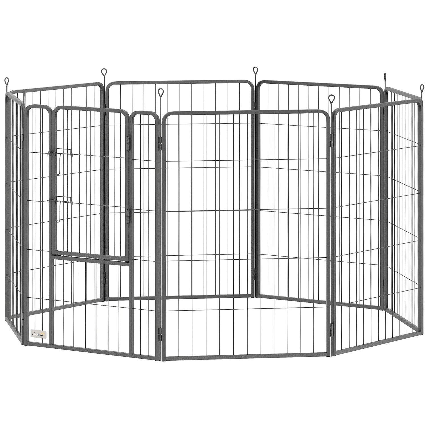 Utomhusvikbar valplekhage – 8-panel, 100 cm höjd
