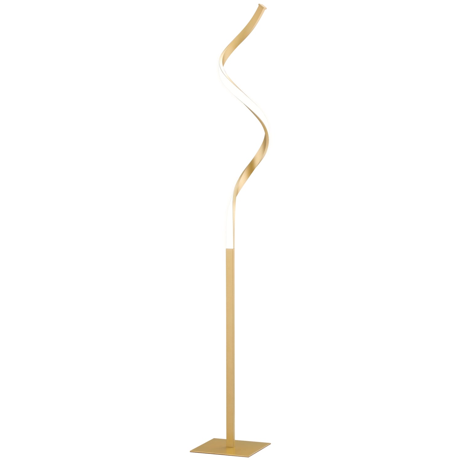 Varmvit LED Spiral Golvlampa, Vattentät, 10W