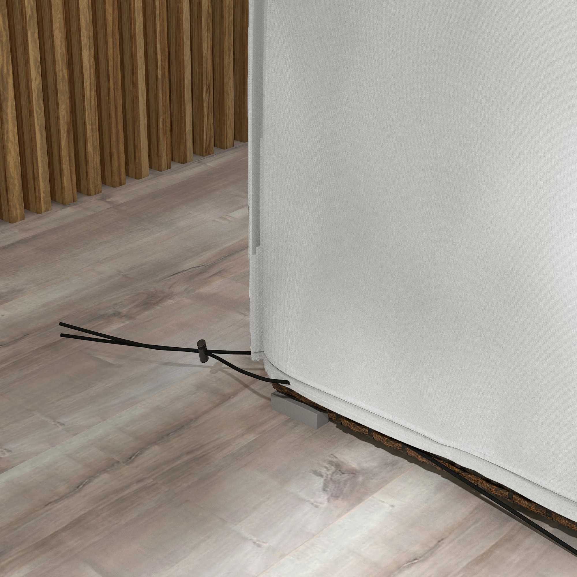 Vattentätt överdrag för trädgårdsmöbler, 600D Oxford, 210x140x80 cm