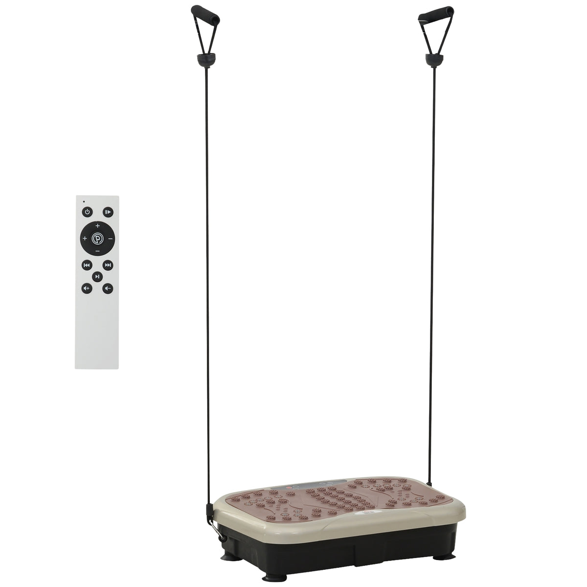Plateforme vibrante fitness avec écran LED et bandes