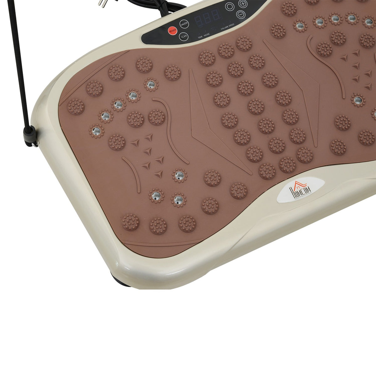Plateforme vibrante fitness avec écran LED et bandes
