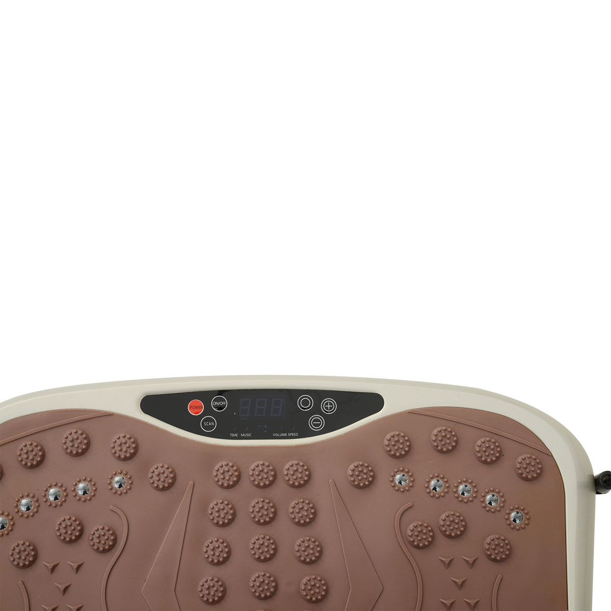 Plateforme vibrante fitness avec écran LED et bandes