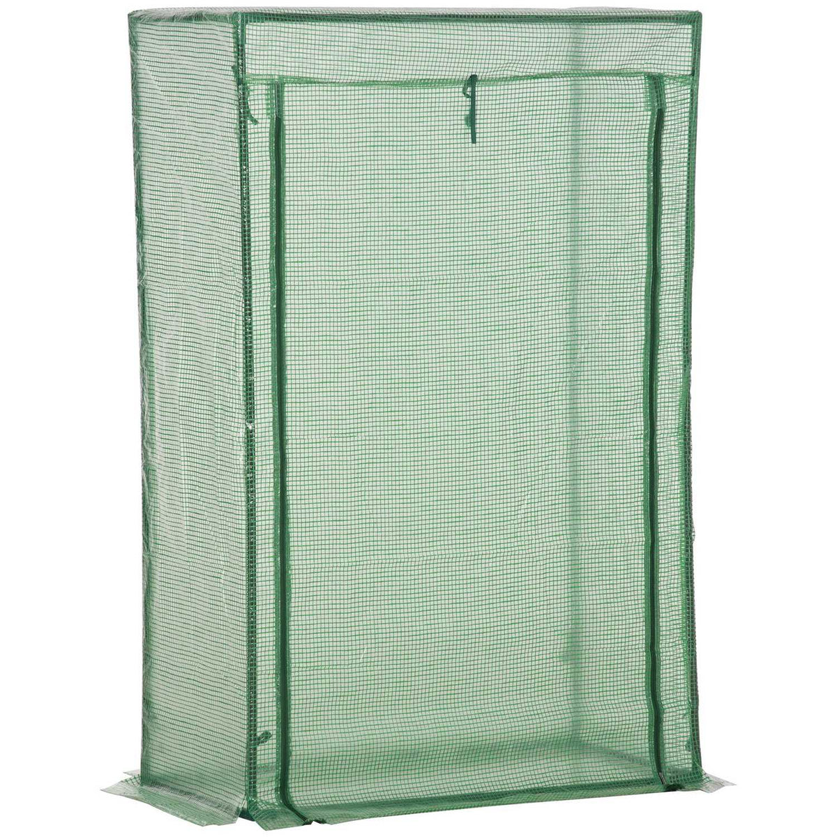 Serre pour plantes avec porte enroulable, 100x50x150 cm