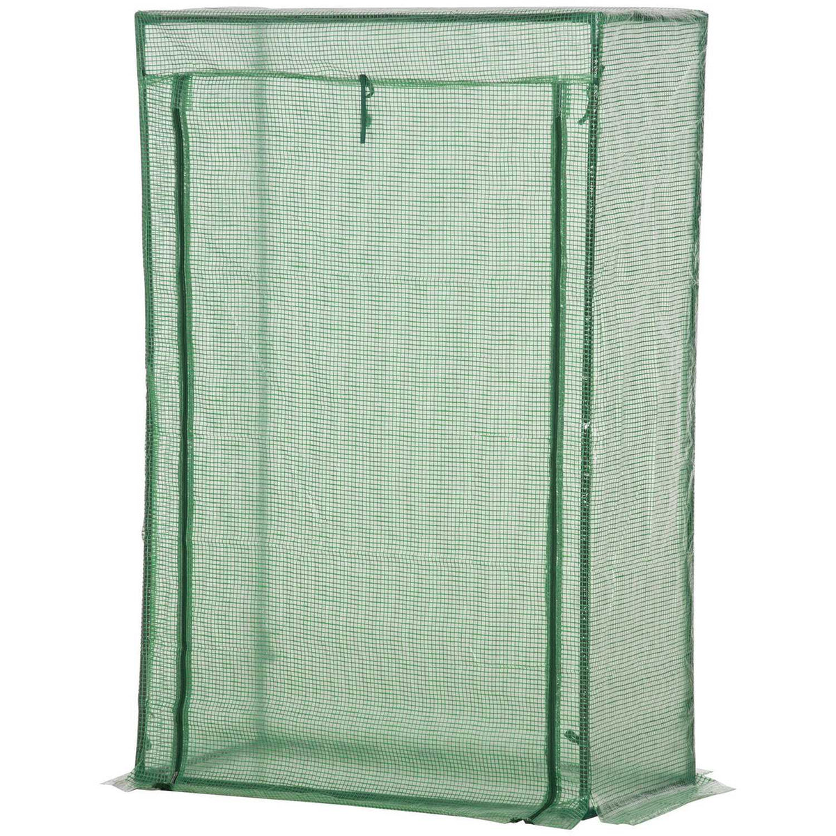 Serre pour plantes avec porte enroulable, 100x50x150 cm