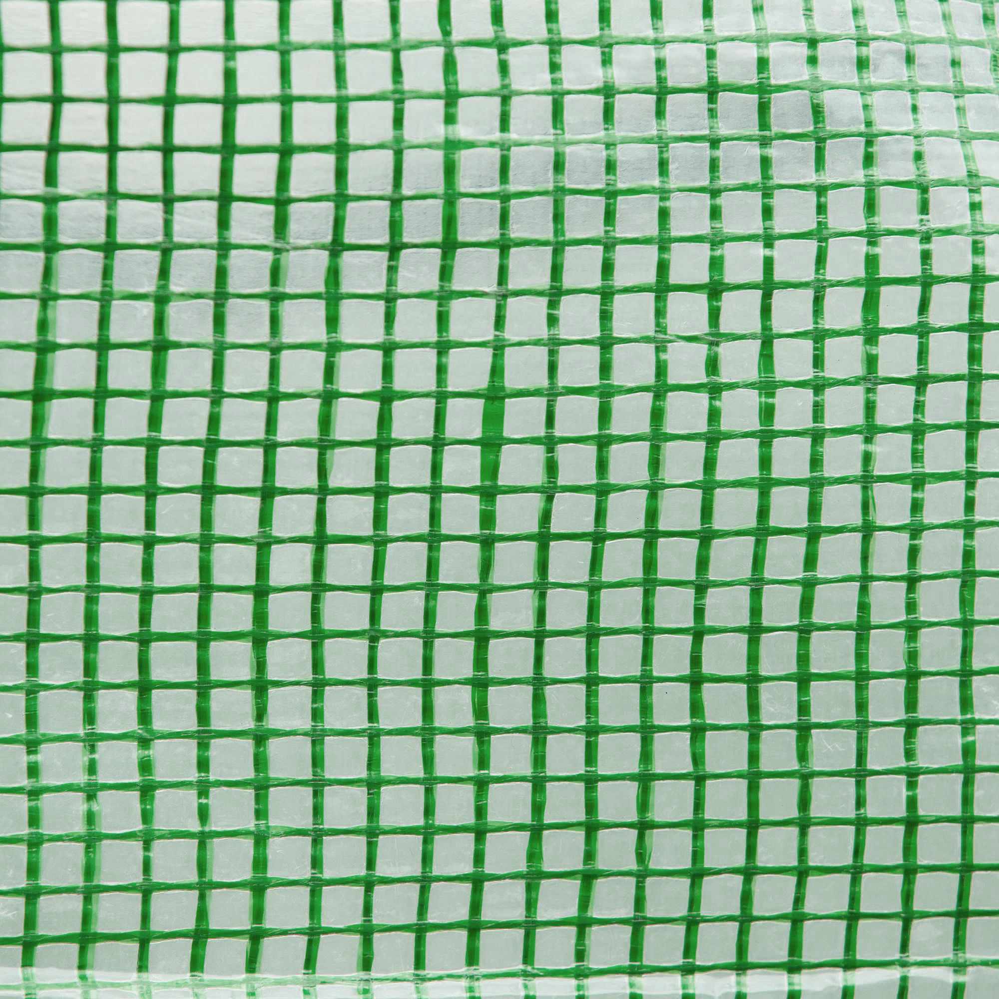 Växthus med fönster, 3x3m, mörkgrönt