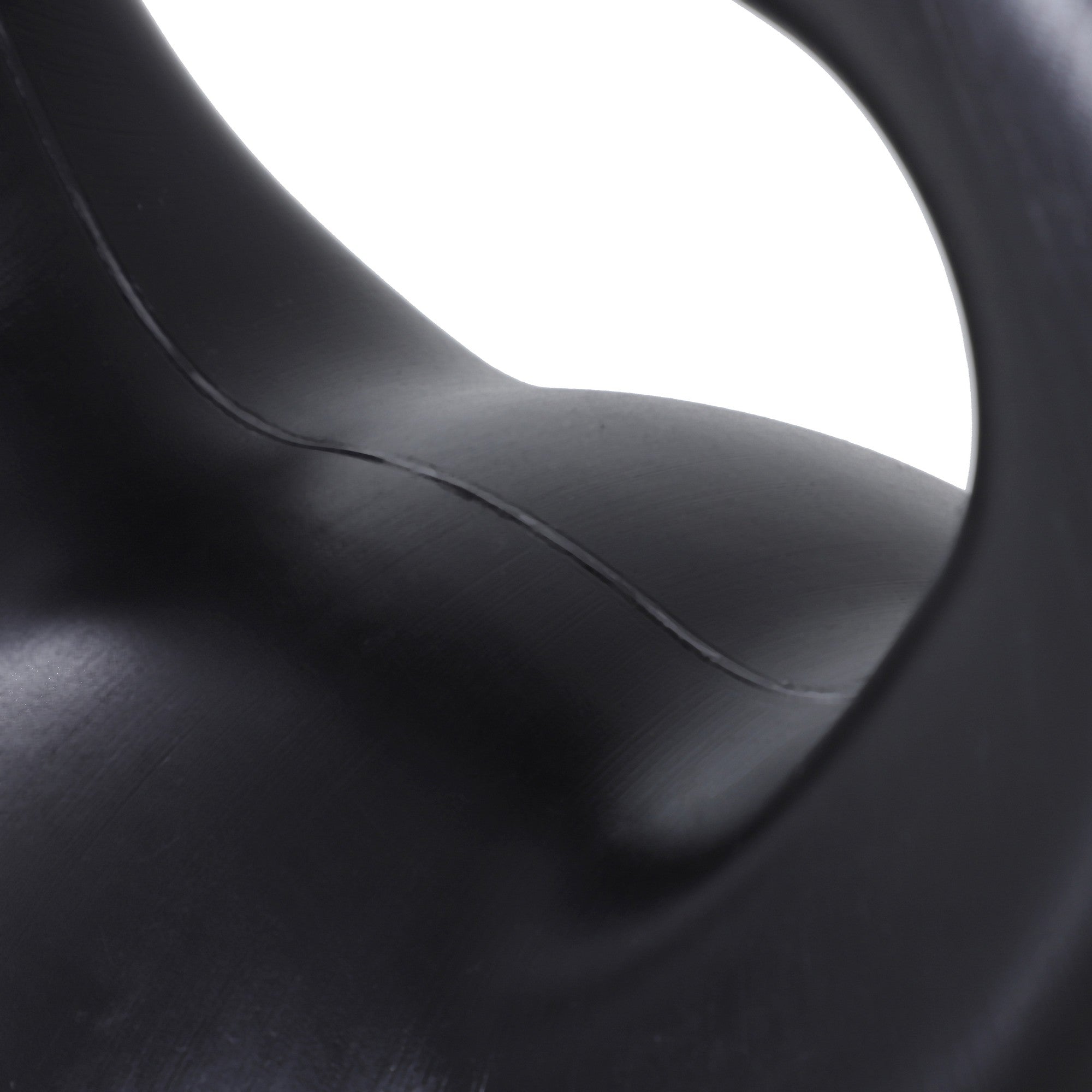 12 kg sandfylld kettlebell, svart, plast, nybörjarvänlig