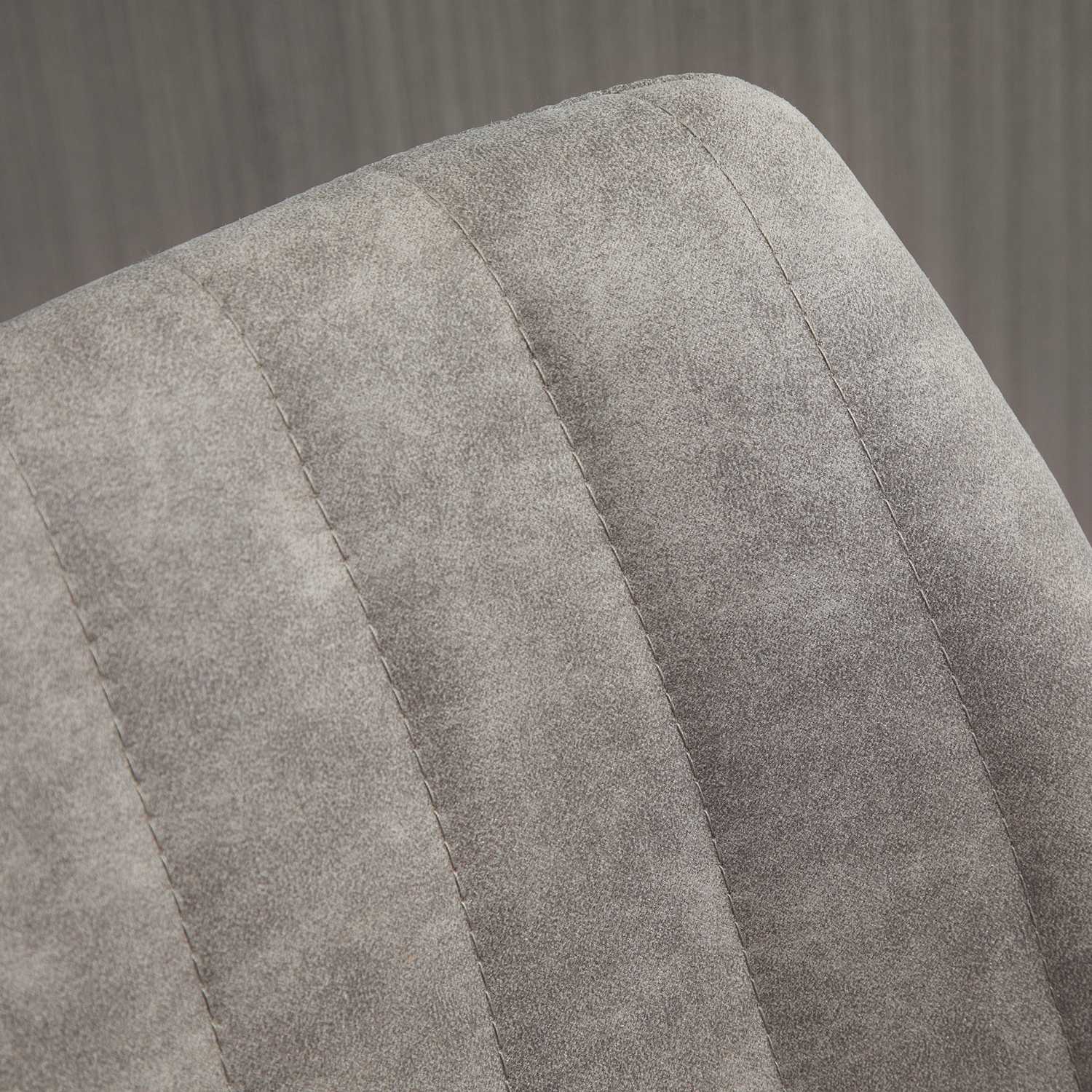 2-delade retro barstolar, grå mikrofiber, justerbar höjd