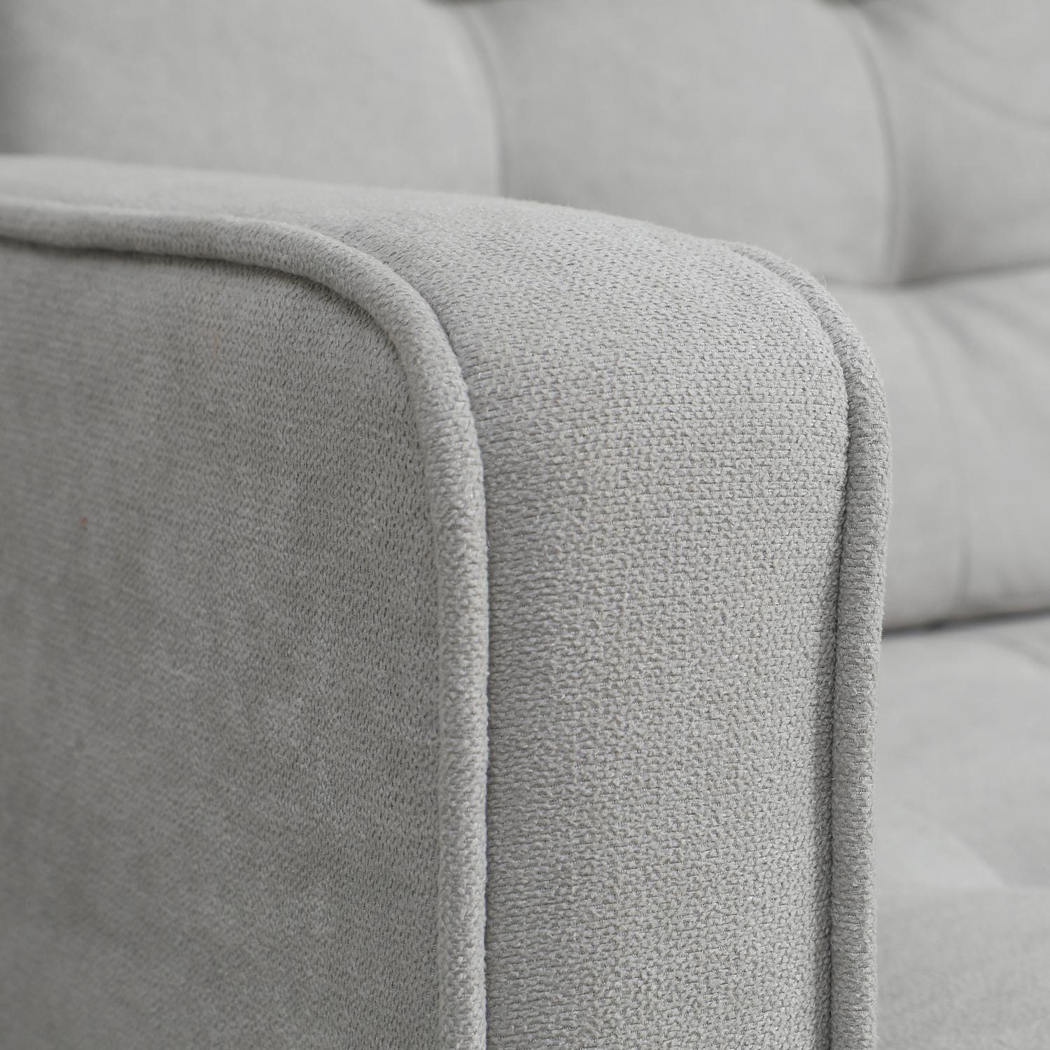 2-sits stoppad soffa med förvaring – Velvet Look