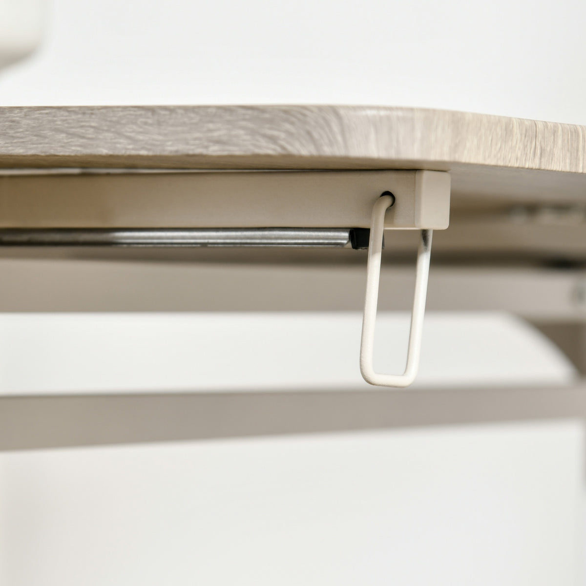 3-teiliges Esszimmerset mit klappbarem Tisch und Stühlen, Stahl MDF