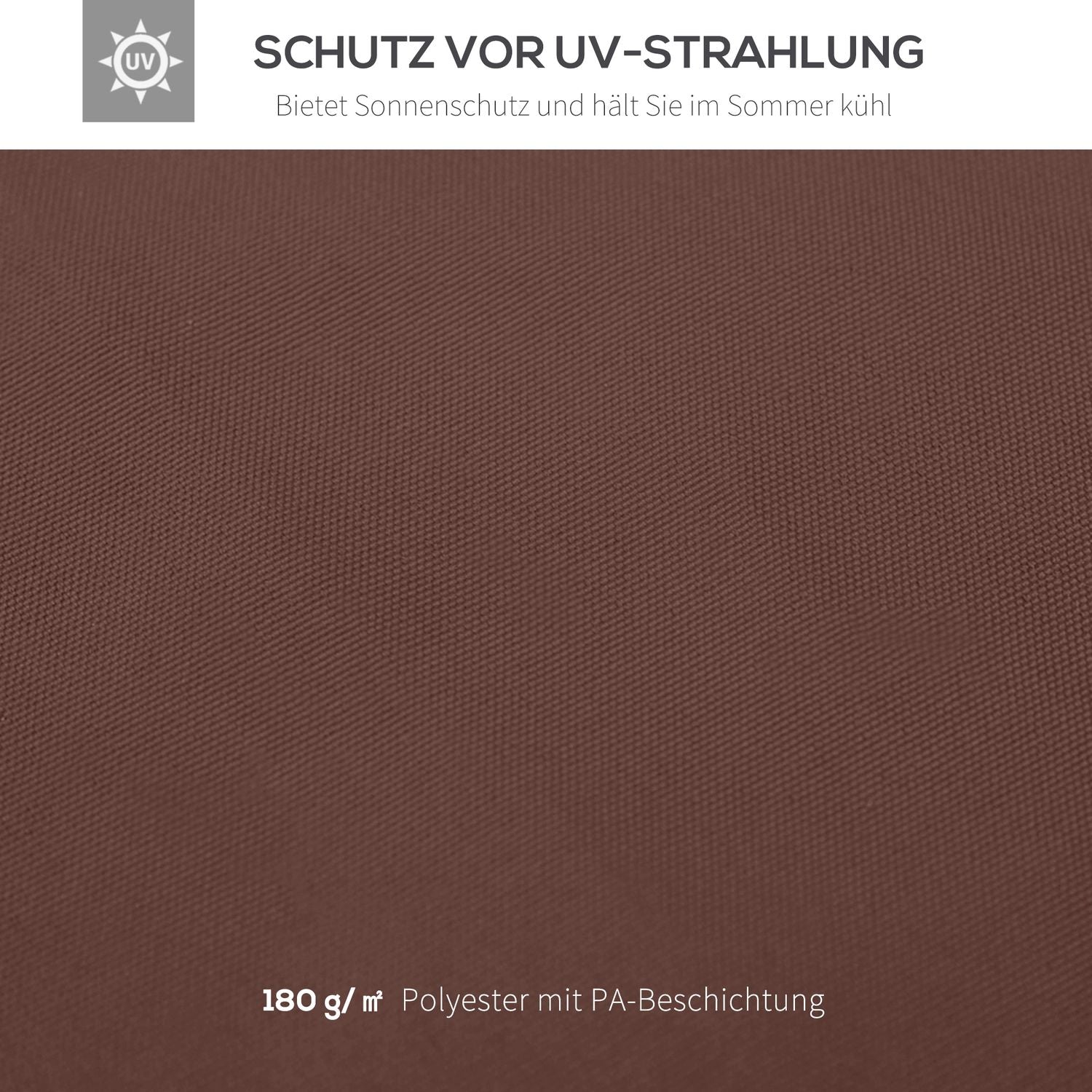 3x3M Kaffeersättningstak För Metal Gazebo – Polyester
