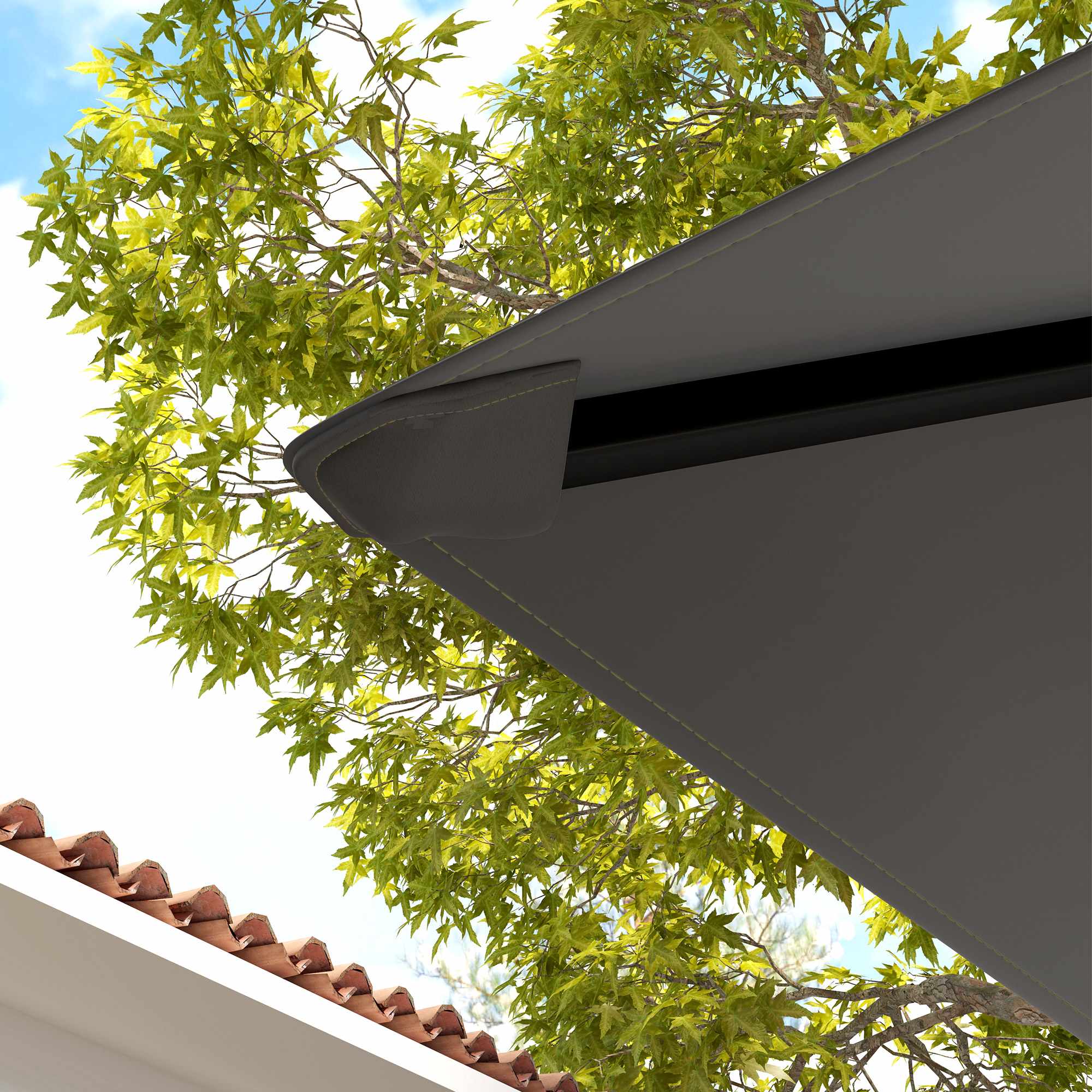 3x3m Paviljong Ersättningstak, Vattenavvisande, UPF30+
