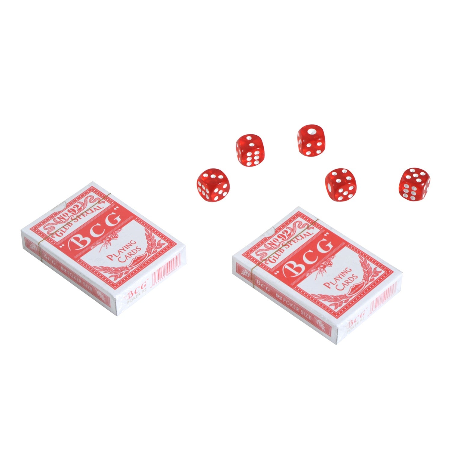 500-delars pokerset med aluminiumfodral och tärningar