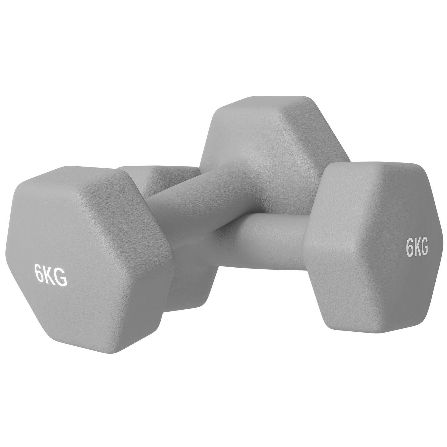 6 kg hex hantelset, halkfritt grepp, hemmagym