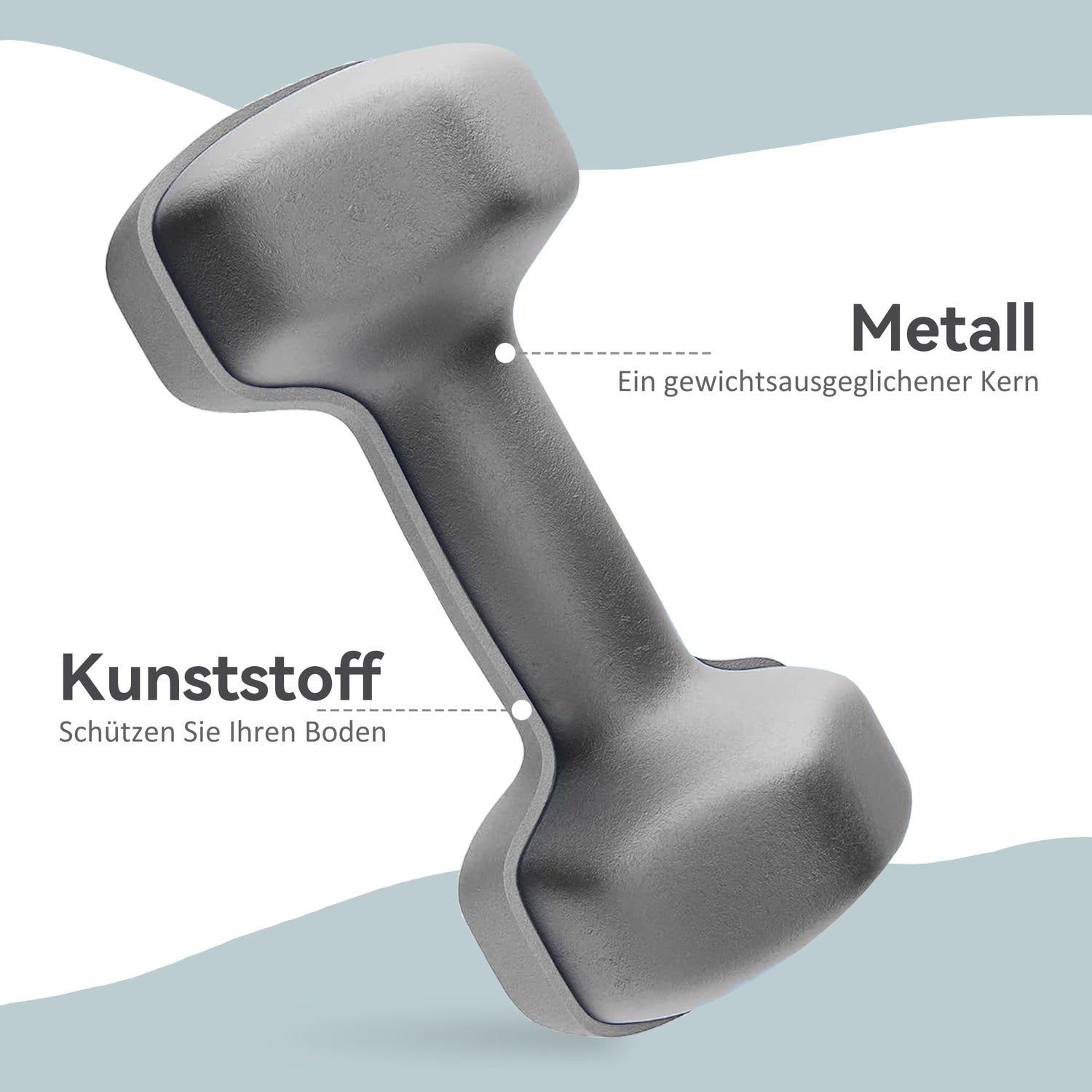 6 kg hex hantelset, halkfritt grepp, hemmagym