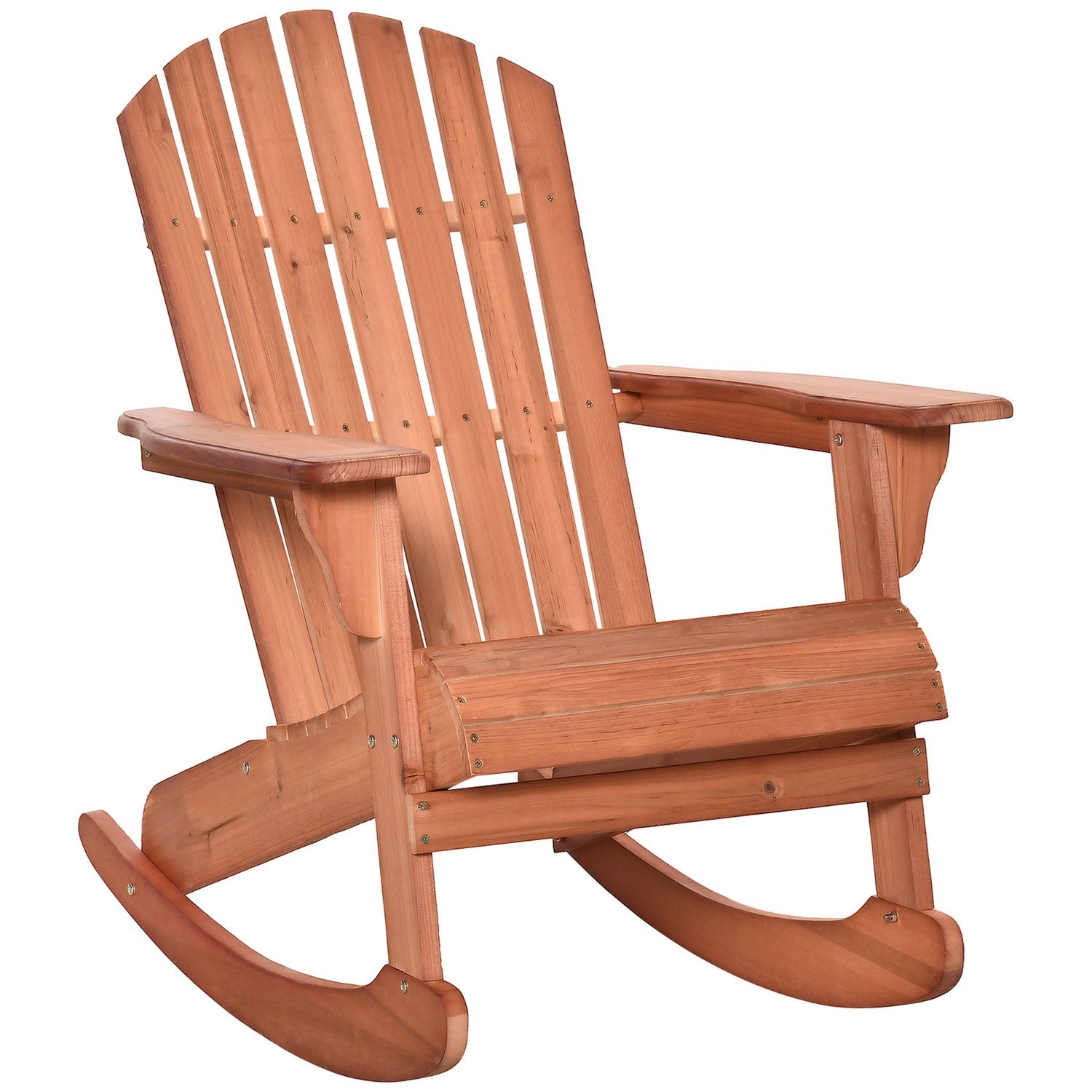 Adirondack gungstol för balkong, naturlig finish, 77x94x97cm