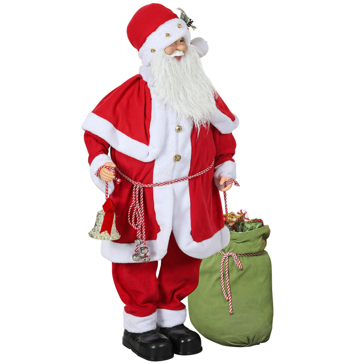 Animerad jultomte med musik och rörelse, inomhusbruk