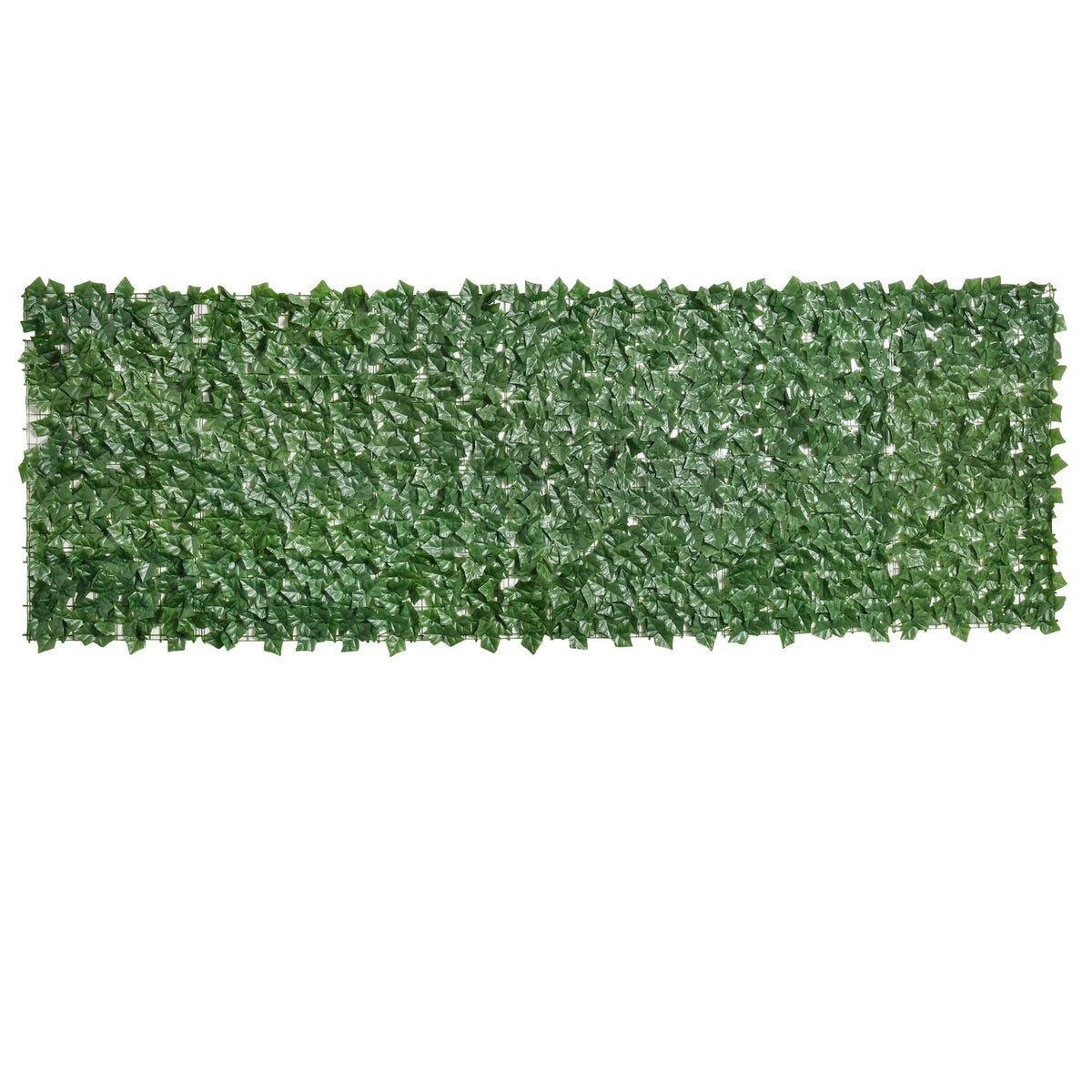 Haie artificielle brise-vue – vert foncé, 300x100cm, jardin & terrasse
