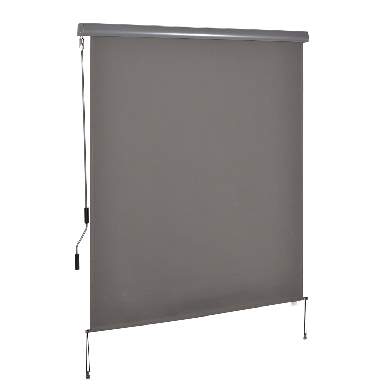 Balkong Markis Wind & Privacy Screen, Grå, 160x250cm
