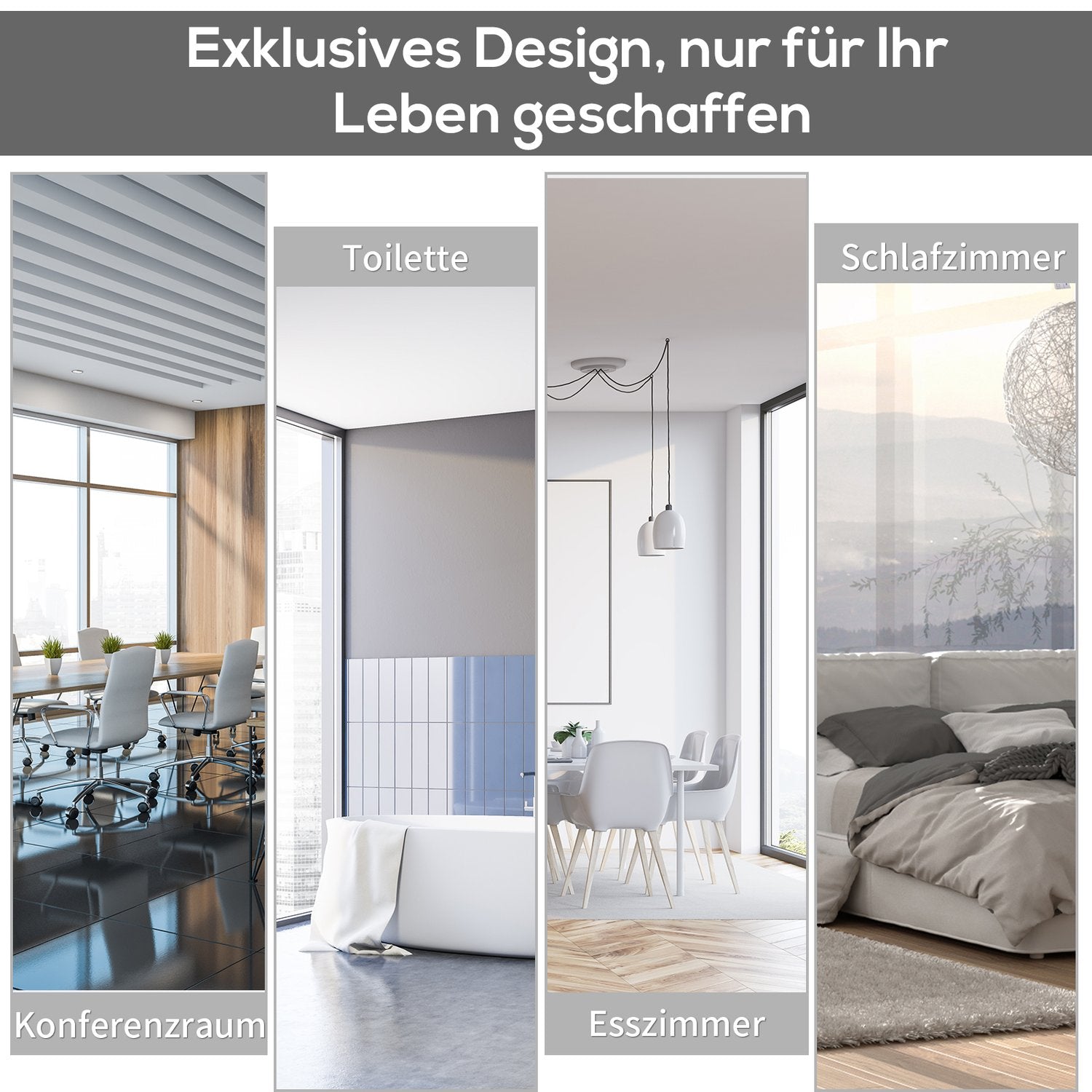 Balkong Markis Wind & Privacy Screen, Grå, 160x250cm