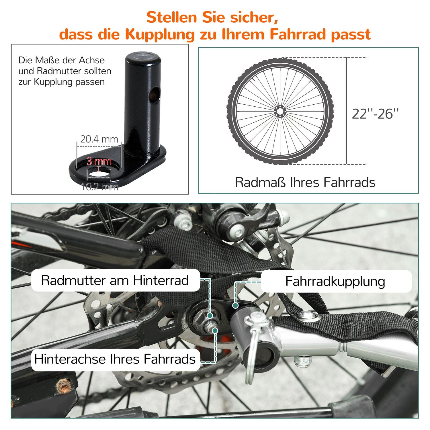 Barncykelvagn för 2 med flagga, regnskydd, stål