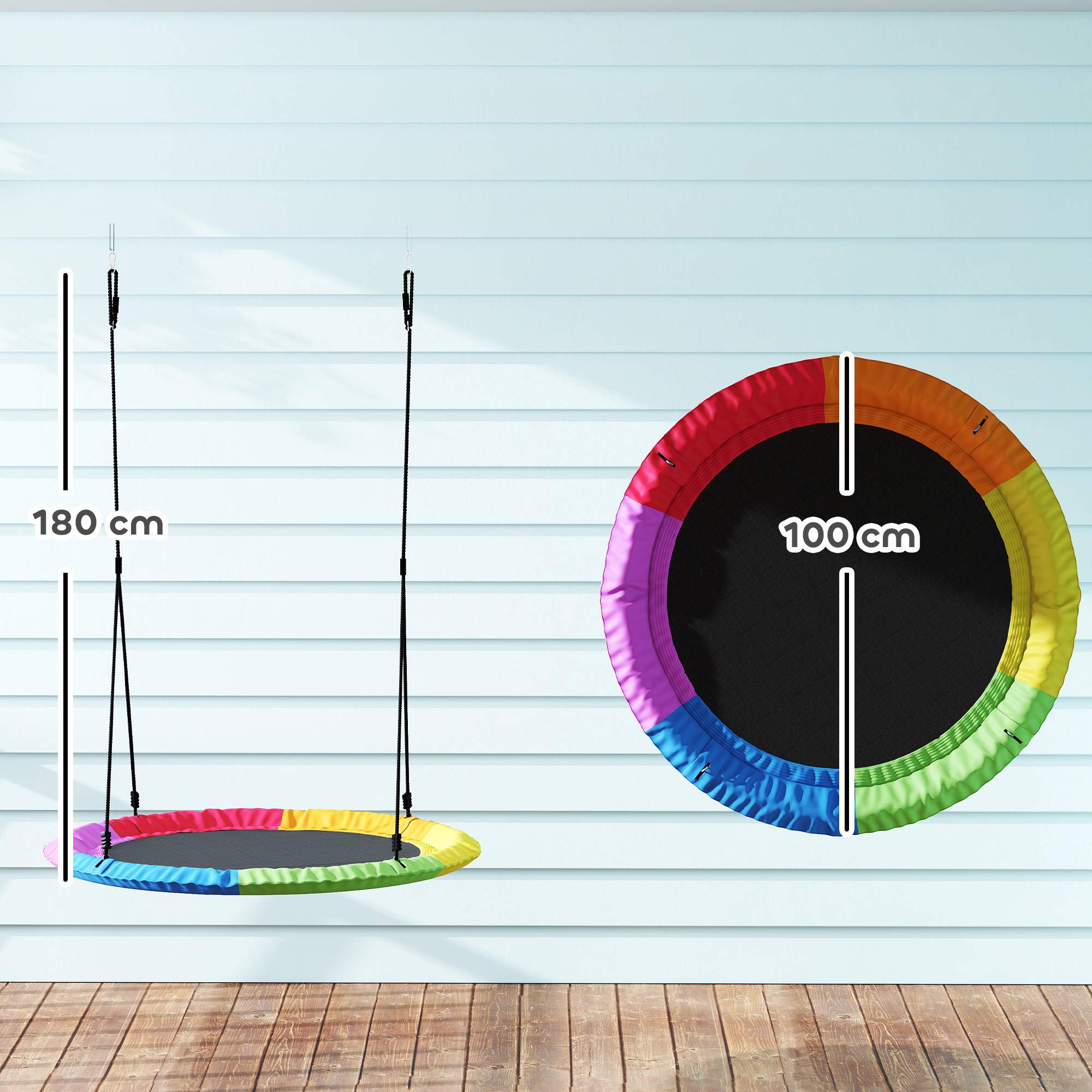 Barngunga, 100 cm, 3 barn, 300 kg kapacitet