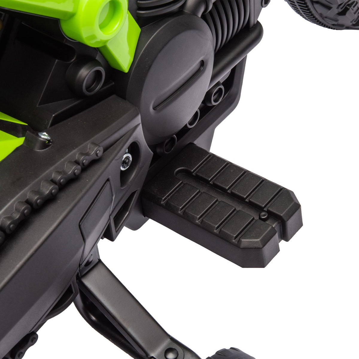Moto électrique 6V pour enfant avec roulettes - vert