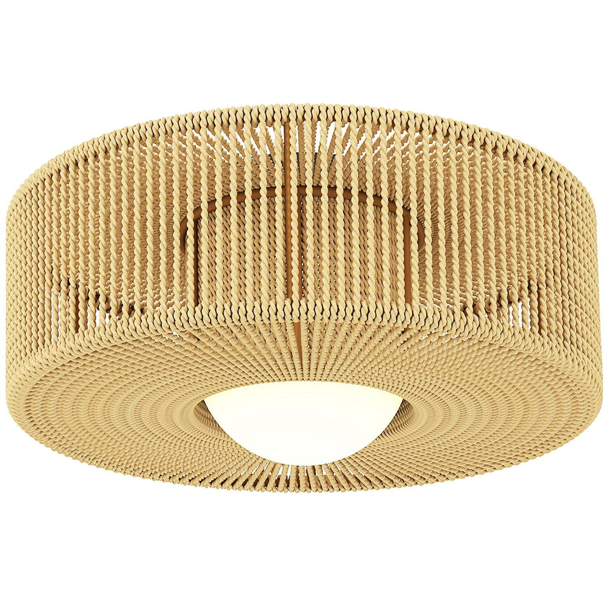 Boho taklampa med hamparepskärm, G9 LED, 30 cm