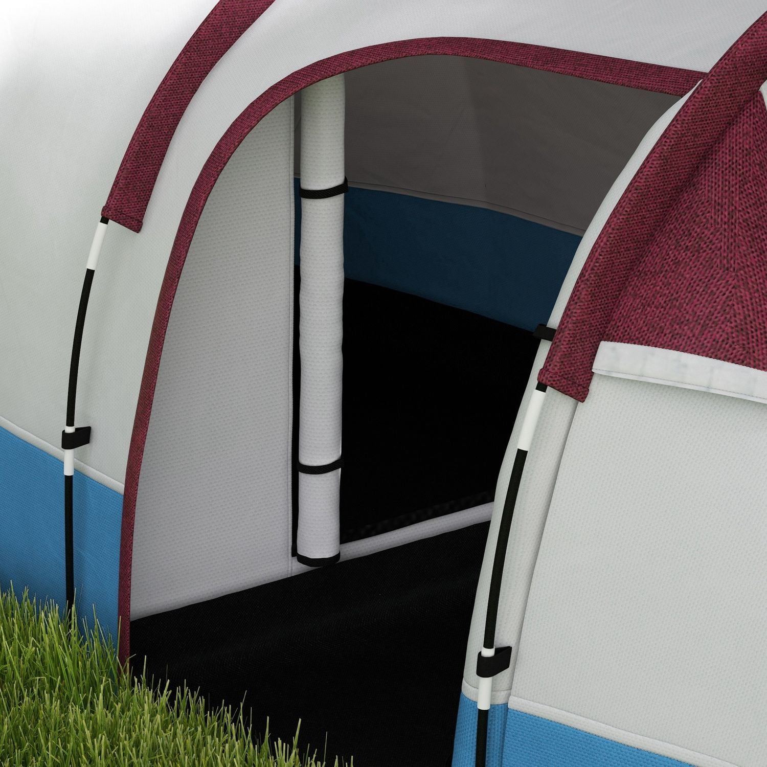 Campingtunneltält för 3 personer – vindtätt, 2 rum