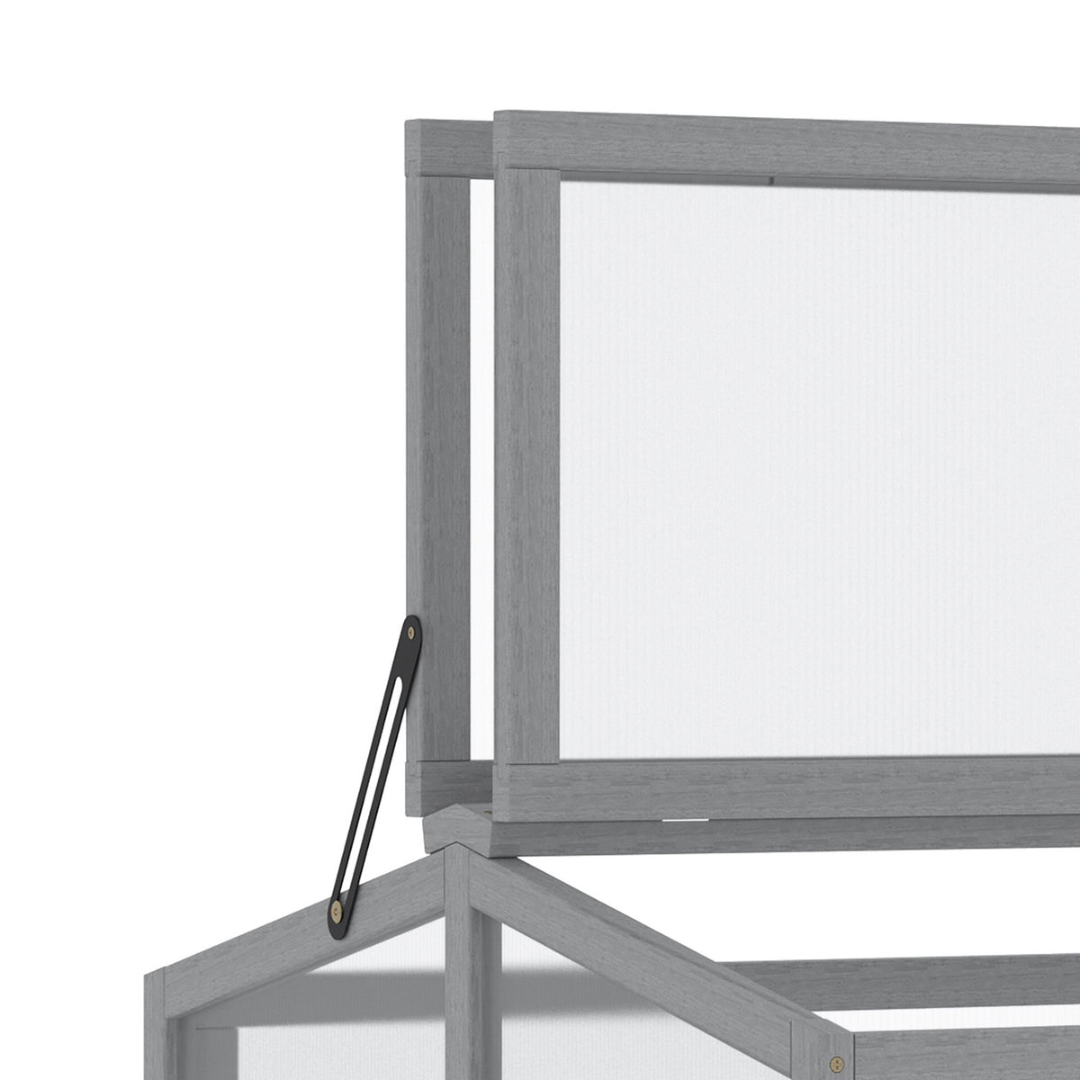 Cold Frame Greenhouse – Trä & Polykarbonat, 90x80x58 cm