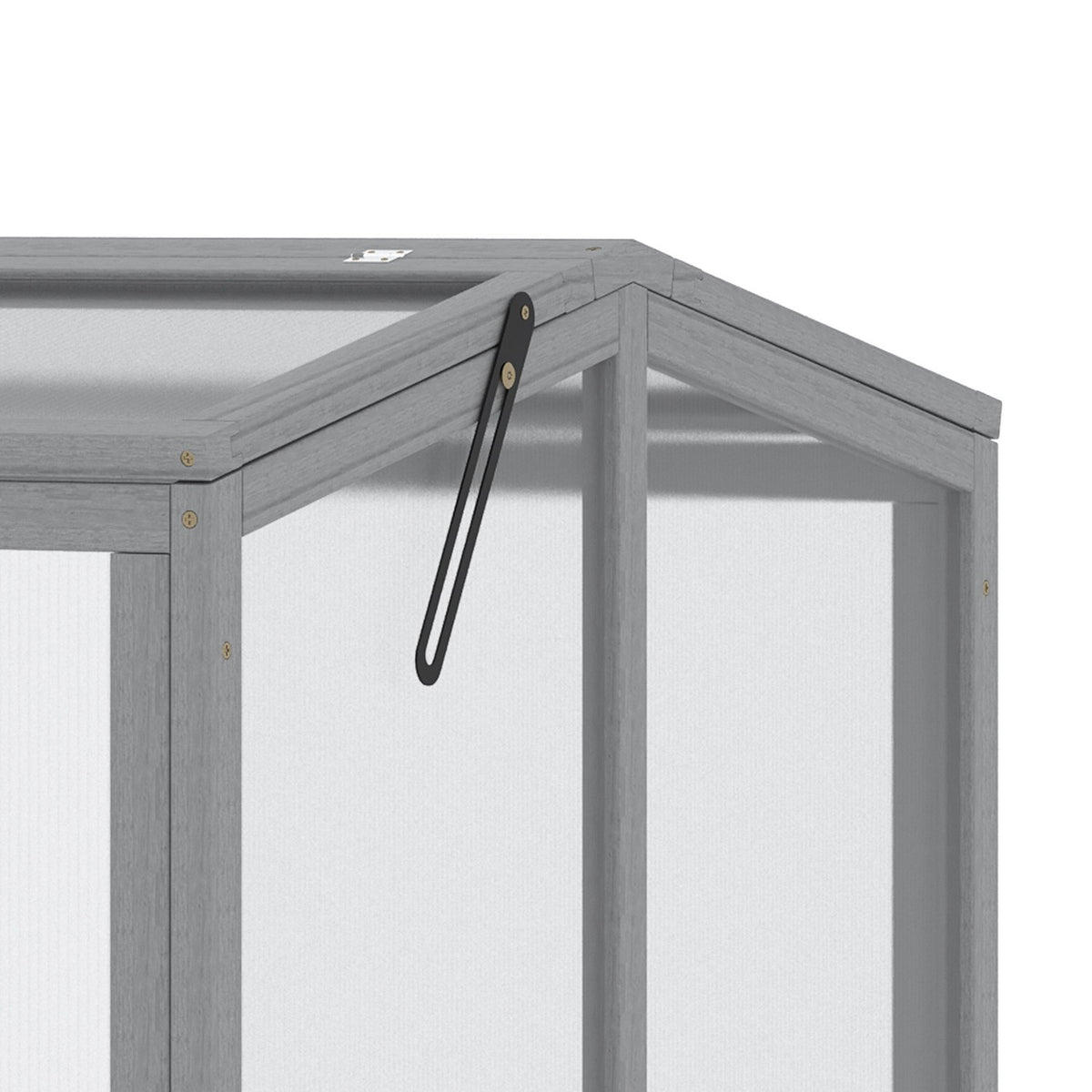 Cold Frame Greenhouse – Trä & Polykarbonat, 90x80x58 cm