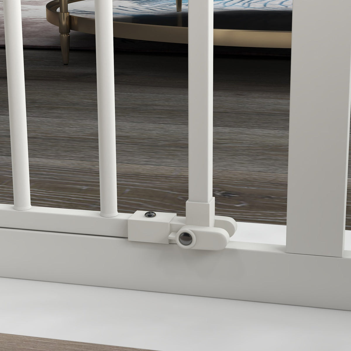 Cancelletto di sicurezza per cani – metallo estensibile, senza forare, 74-94 cm