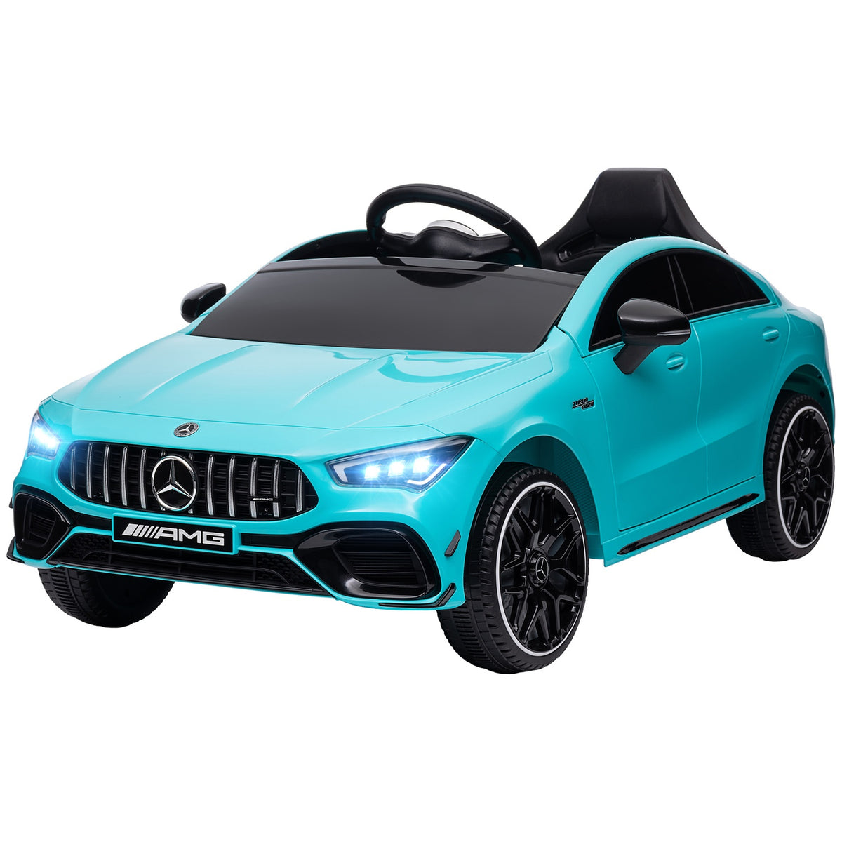 Auto elettrica per bambini 12V con telecomando, USB, luci