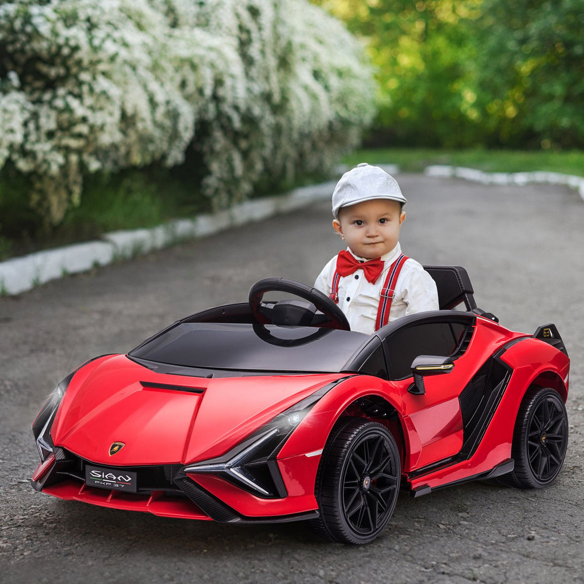 SUV électrique pour enfant avec télécommande, musique, éclairage