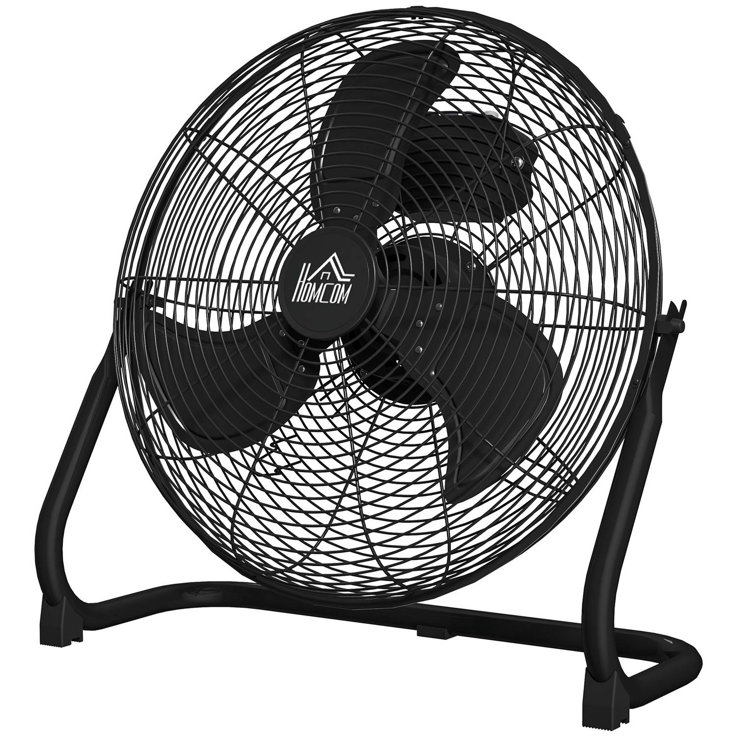 Elektrisk bordsfläkt, 3 hastigheter & 120° lutning, svart