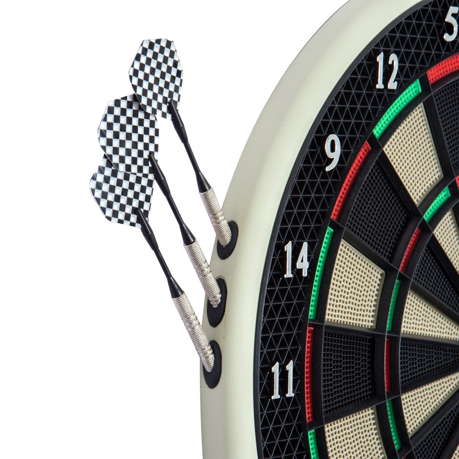 Elektronisk darttavla med LCD-skärm – 18 spel, 6 dart