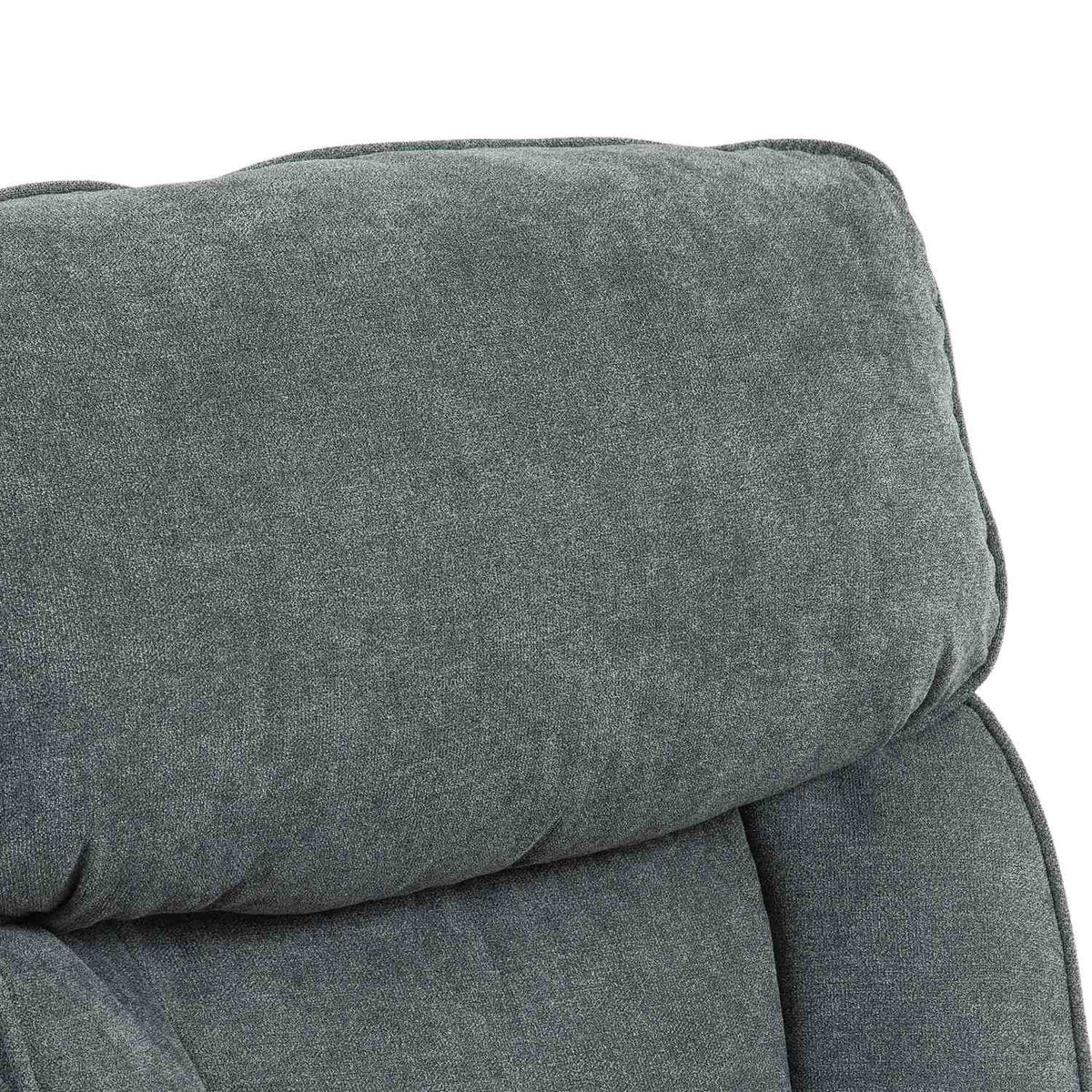 Ergonomischer grauer Bürostuhl, Leinenoptik, höhenverstellbar