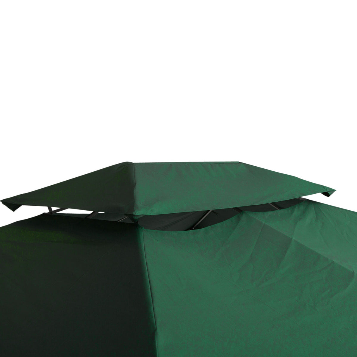 Ersättningsgazebo tak, 3x4M polyester, grön