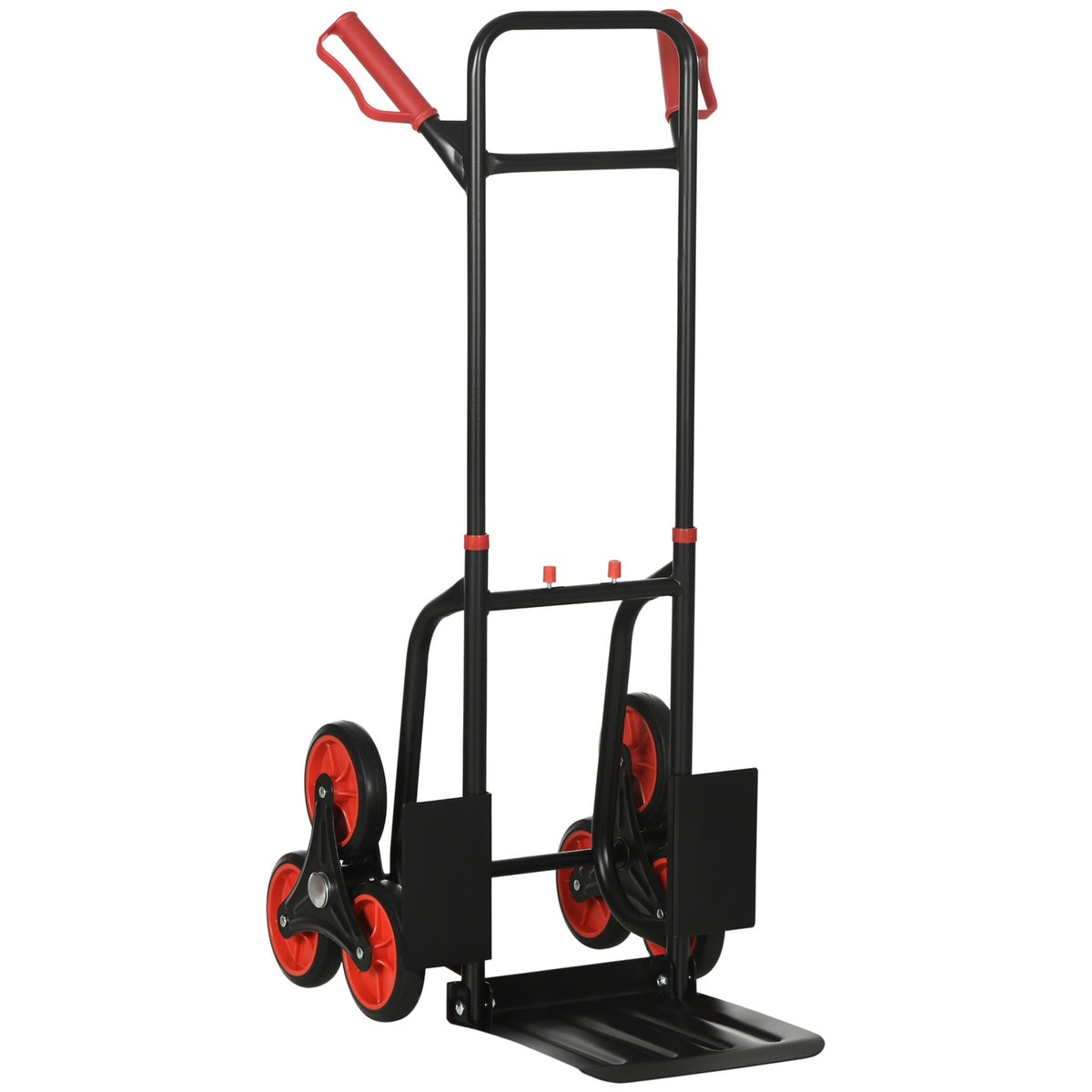 Klappbare Treppensteiger-Sackkarre, Stahl, 150 kg Kapazität