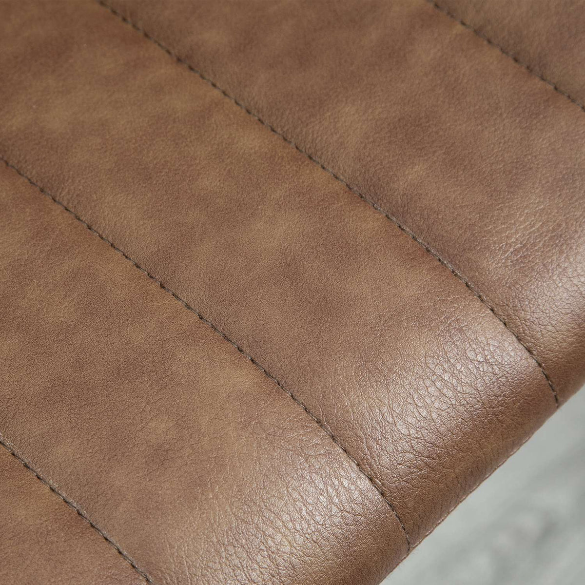 Höhenverstellbare Barhocker aus Kunstleder, 2er-Set