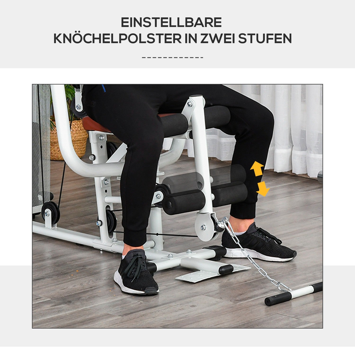 Home Gym Station, 45kg Totalt, Press Arm & Ben Developer