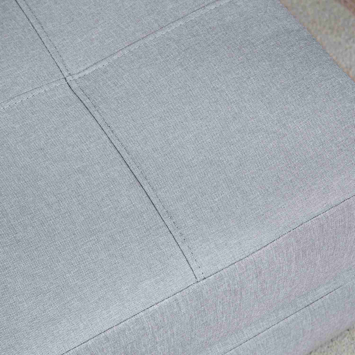 Klappbarer Schlafsessel – 2-in-1, hellgrau, 100 kg Kapazität