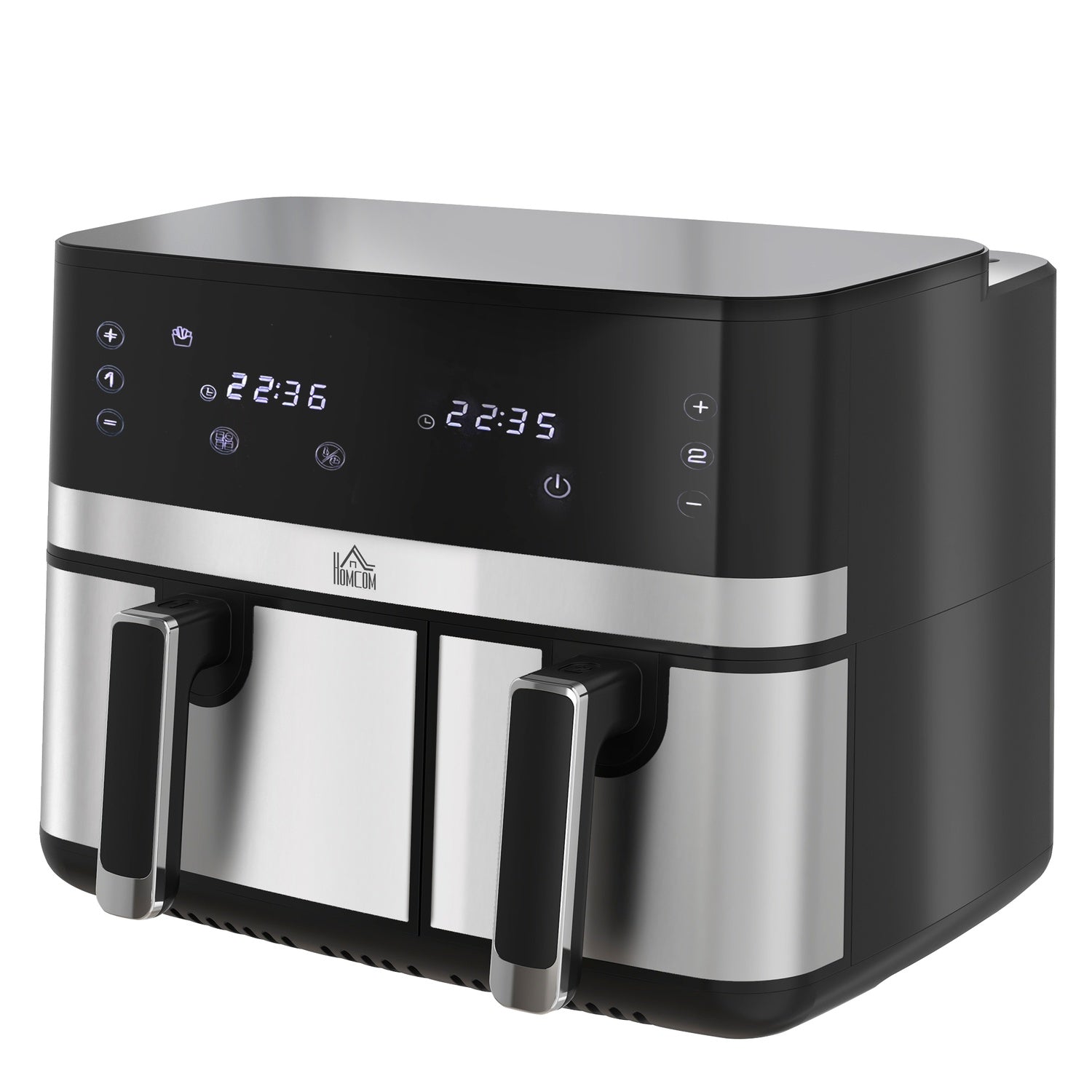 Hot Air Fryer 8,5L – Dubbel kammare, non-stick, smart timer