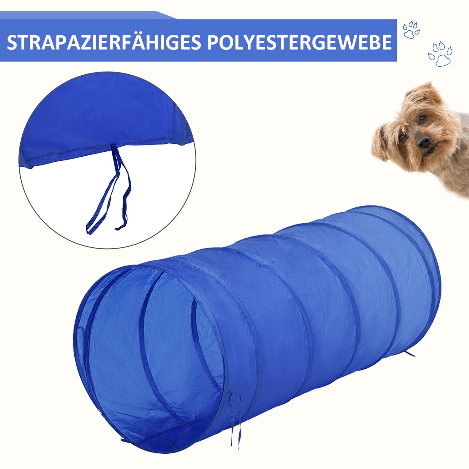 Hund Agility Training Set – Tunnel, Slalom, Häck