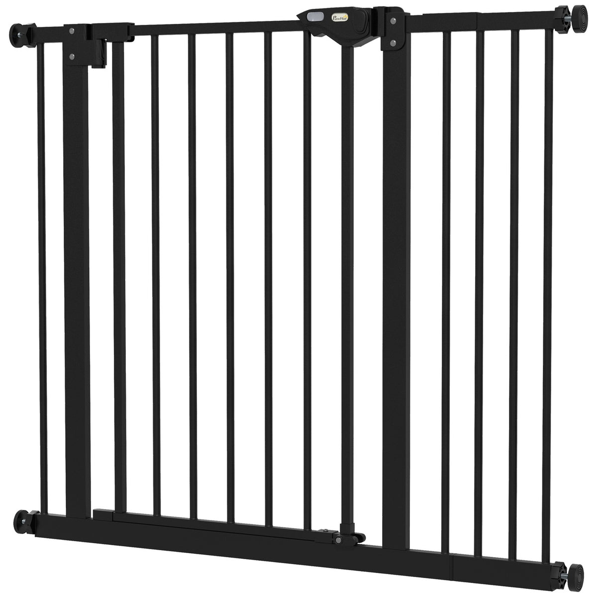 Barrière de sécurité pour chien, largeur réglable, sans perçage, noir